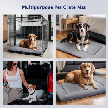 Килимок для собак BVAGSS: двосторонній, прохолодний та теплий, для малих, середніх та великих собак, 76x50 см, сірий