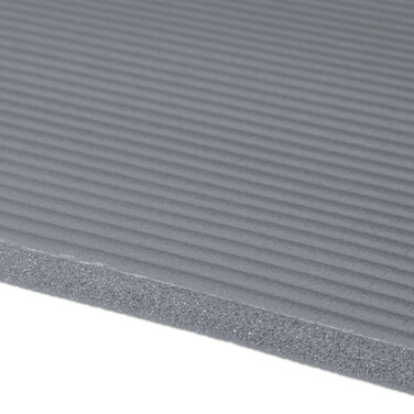 Relaxdays Yoga Mat, 1 cm thick, solid color