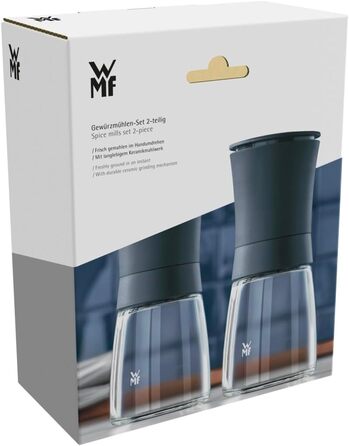 Набір для мелення солі та перцю WMF Trend (2 шт.), сірий, 14 см