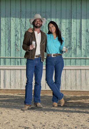 Жіночий/Чоловічий ковбойський ремінь INOGIH з регульованою пряжкою у вінтажному стилі - для джинсів, штанів, суконь. Розмір 30'-39' (107 см)