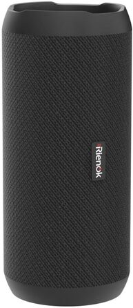 Портативна Bluetooth колонка RIENOK з підсвічуванням, IPX7, 3600 mAh, чорна