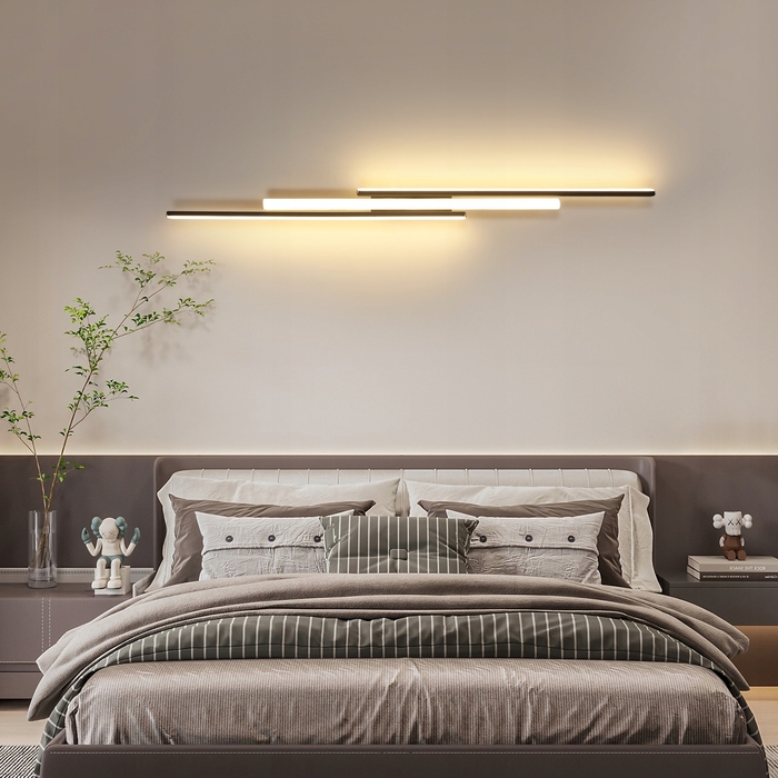 Настінний світильник Tealight, чорний, інтегроване LED-джерело світла 24 Вт