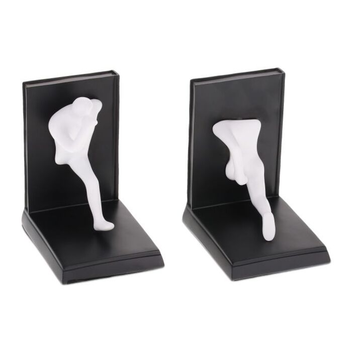 Relaxdays Human Bookends - Set of 2