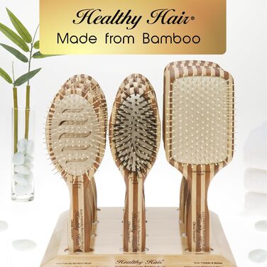 Щітка для волосся Olivia Garden Healthy Hair Bambus Ionic Paddle, HHP6 (1 шт.)