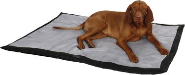 Килимок для собак Kerbl Trip, 140x100x4 см, сірий/чорний