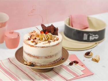 Форма для випічки Kaiser Inspiration Plus, 28 см, 2 дна, з плоскою та різьбленою поверхнею, антипригарне покриття, випічка торти