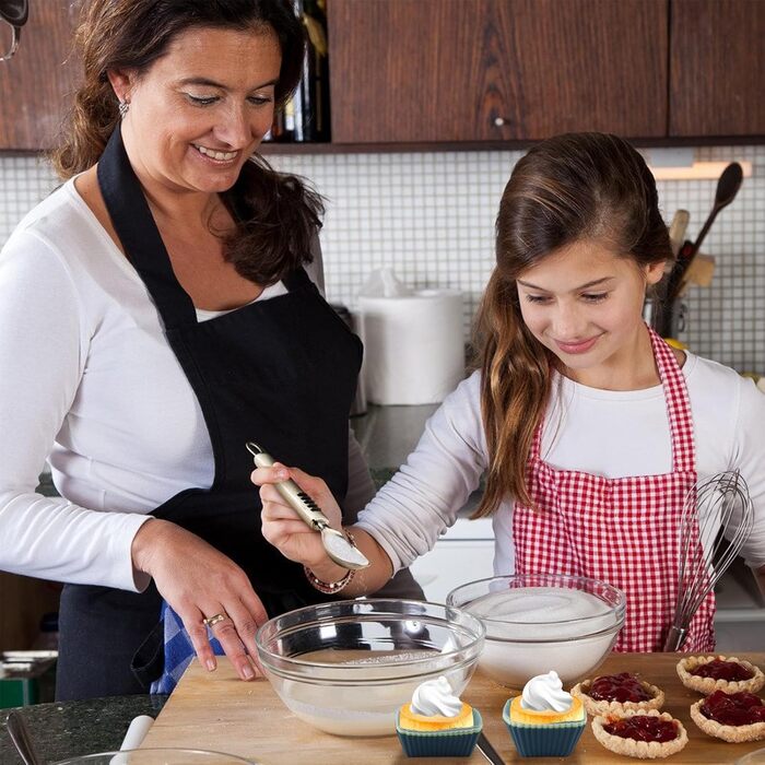 24 Силіконові Формочки для Маффінів, 6 Типів, Багаторазові, Антипригарні, для Випікання, Сумісно з Посудомийною Машиною (4 кольори)