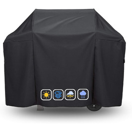 Чохол для гриля Weber Spirit 300, 130x45x107 см, захисна водонепроникна накидка, UV-захист, для моделей E310/E315/E330