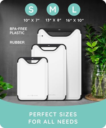 Набір дерев'яних обробних дощок для кухні, 3 шт., з канавками для соку, чорного кольору