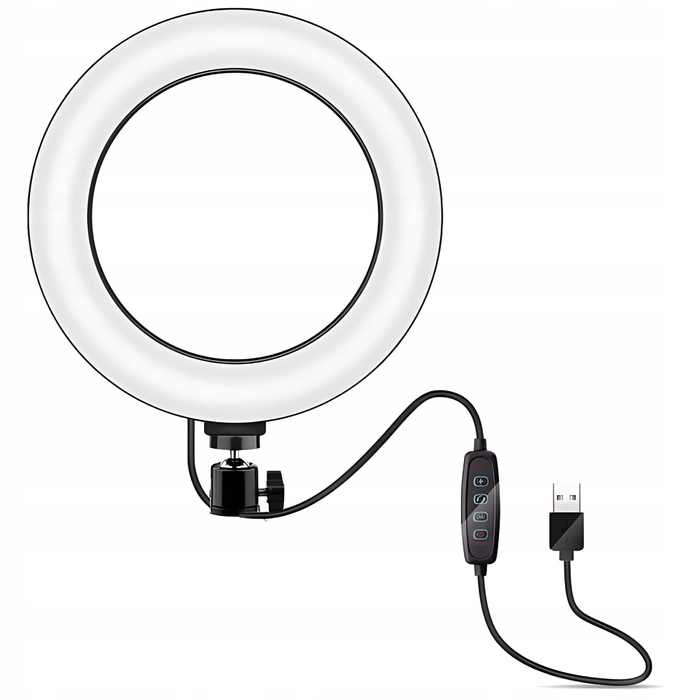 Кільцева LED-лампа для селфі з штативом 210 см, пультом керування та тримачем для телефону