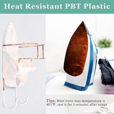 Кріплення для прасувальної дошки настінне, тримач для прасувальної дошки з гачком, настінний кріплення для прасувальної дошки, знімний тримач для прасувальної дошки