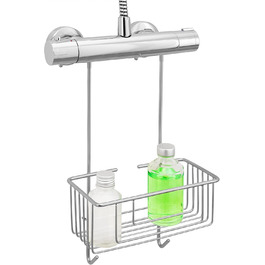 kowald ® Shower Caddy for Hanging on the Faucet - Stainless Steel - 100% Rustproof