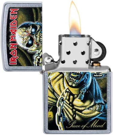 Запальничка Zippo Iron Maiden унісекс, хромована, штормова
