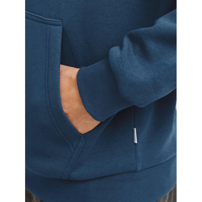 Куртка Jack & Jones Plus Size з капюшоном, великі розміри (6XL), колір: Insignia Blue