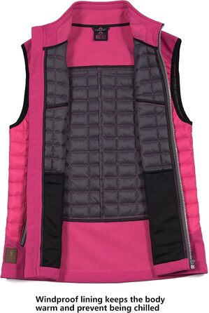 Жіноча жилетка Little Donkey Andy Leicht Puffer Weste, тепла безрукавка для хайкінгу, подорожей та бігу, колір рудий