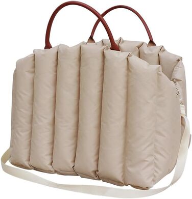 Автомобільний крісло-підвищення для собак, велике (55x42x42 см), світло-хакі. З безпечним ременем.