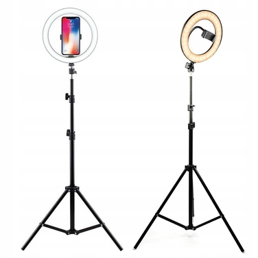 Кільцева LED-лампа 80 Вт + штатив 160 см та тримач для телефону
