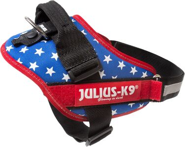 Шлейка Julius-K9 IDC Powergeschirr для собак Ameri-Canis, розмір M/0 (обхват грудей 58-76 см), з двома патчами