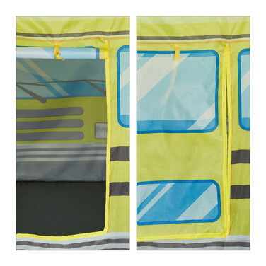 Relaxdays Pop-Up School Bus Play Tent