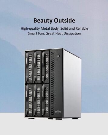 TERRAMASTER Корпус для жорстких дисків 4 відсіки, Rackmount, USB 3.2 Gen2, 10 Gbit/s, Hot-Swap, Plug-and-Play (без HDD), D6-320