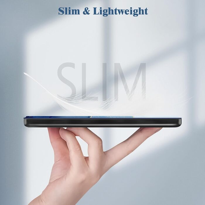 Чохол Fintie для Tolino Shine Color/Shine(2024)/Shine 4(2022) & Kobo Clara Colour/Clara BW(2024)/Clara 2E(2022) eReader - ультратонкий з авто-сон/пробудження та магнітним закриттям, блакитний мармур