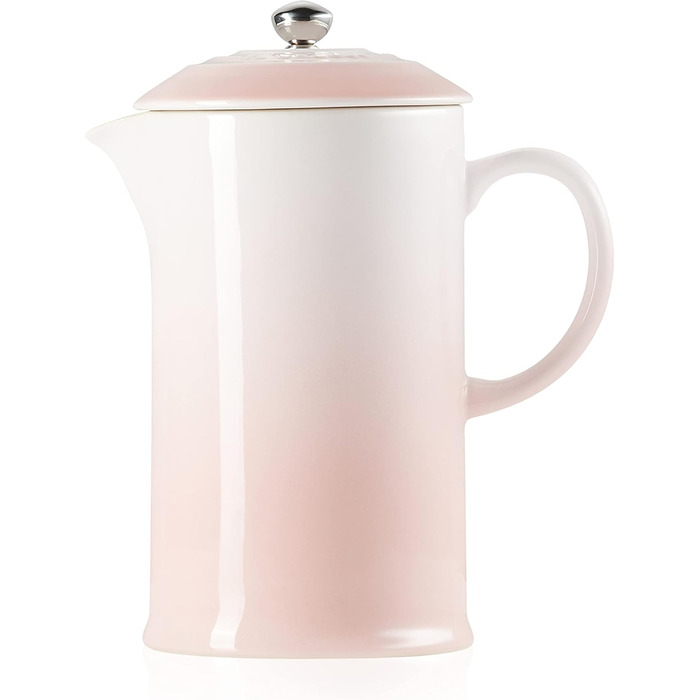 Френч-прес Le Creuset із кам'яної кераміки, 1 л, рожевий