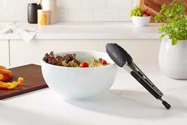 OXO Good Grips Grillzange: Жаростійкі щипці для гриля з нержавіючої сталі з силіконовими насадками, 23 см