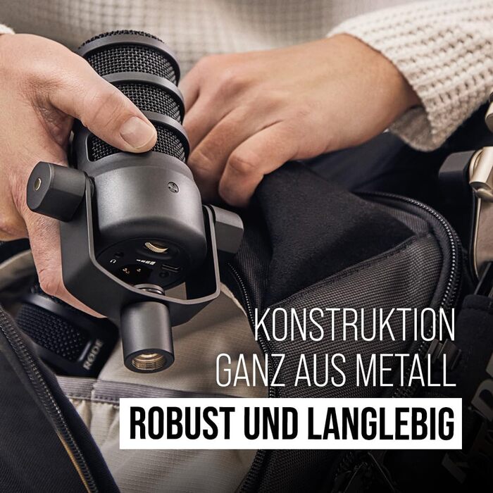 RØDE PodMic – динамічний мікрофон XLR/USB для подкастів, стрімінгу, геймінгу, музичного виробництва та контент-мейкінгу