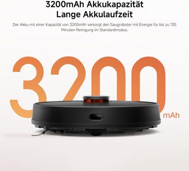 Робот-пилосос Xiaomi T12 з функцією вологого прибирання, потужність всмоктування 5000Па, керування через додаток та голосом
