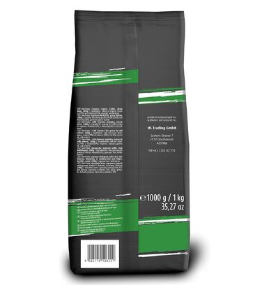 Органічна кава в зернах Der-Franz Espresso Bio, 1000 г