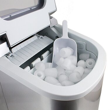 Машина для приготування льоду Eiswürfelmaschine (срібна)