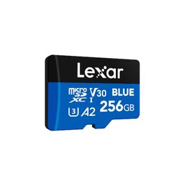 Карта пам'яті MicroSDXC Lexar Blue 256GB, швидкість до 160 МБ/с, UHS-I (набір 2 шт)