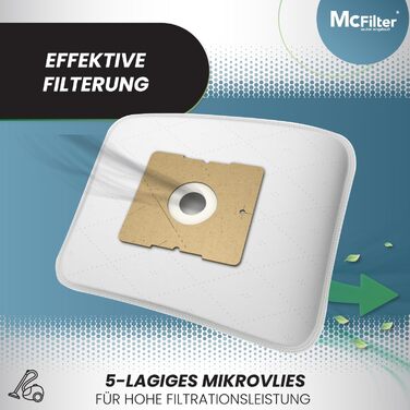 Набір фільтрів McFilter для пральних машин (12 шт.) | Ø 32/35 мм | Універсальний (Bosch, Siemens, Miele, Kärcher, Rowenta, Severin, AEG, Grundig)