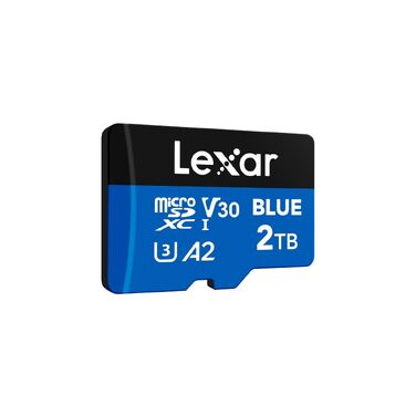 Карта пам'яті MicroSDXC Lexar Blue 256GB, швидкість до 160 МБ/с, UHS-I (набір 2 шт.)