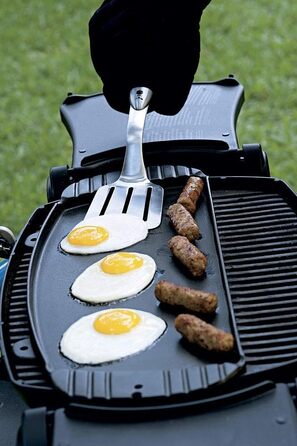 Weber-Stephen 6645 Compact Grill Tool Set, 2-Piece, Stainless Steel, Black