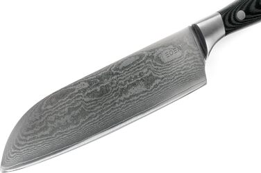 Японський ніж Santoku Eden Classic Damast 18 см з нержавіючої сталі Damast для кухні