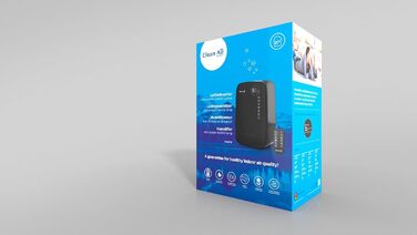 Зволожувач повітря з іонізатором та ароматерапією Clean Air Optima CA-607B Smart (Чорний) - продуктивність 480 мл/год, об'єм резервуару 5,5 л, для приміщень до 65 м²