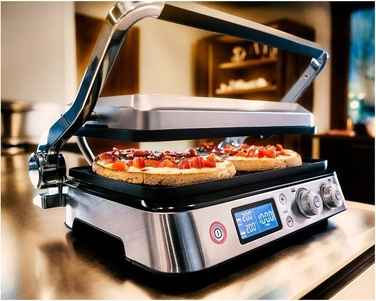 Електричний контактний гриль Braun CG9047, сріблястий/сірий, 2000 Вт