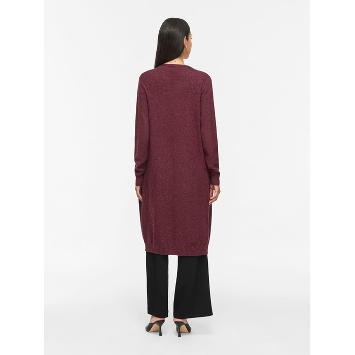 Кардиган жіночий Vila VIRIL Longline в'язаний (XL, Port Royale) - подовжений жакет