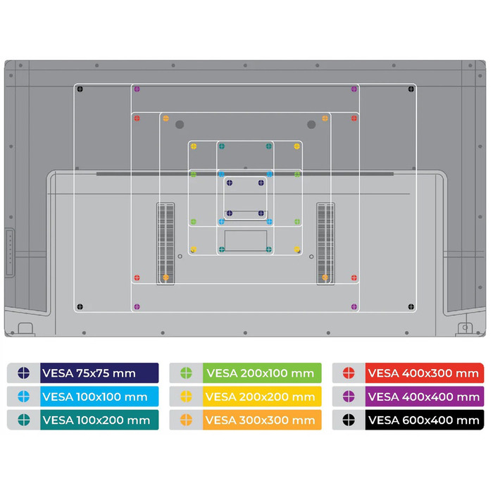Кронштейн для телевізора Electric, підходить для діагоналей 32-85 дюймів