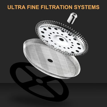 Френч-прес ParaCity для кави, 500 мл: нержавіюча сталь, термостійке скло, холодний спосіб заварювання, ідеальний для дому та подорожей