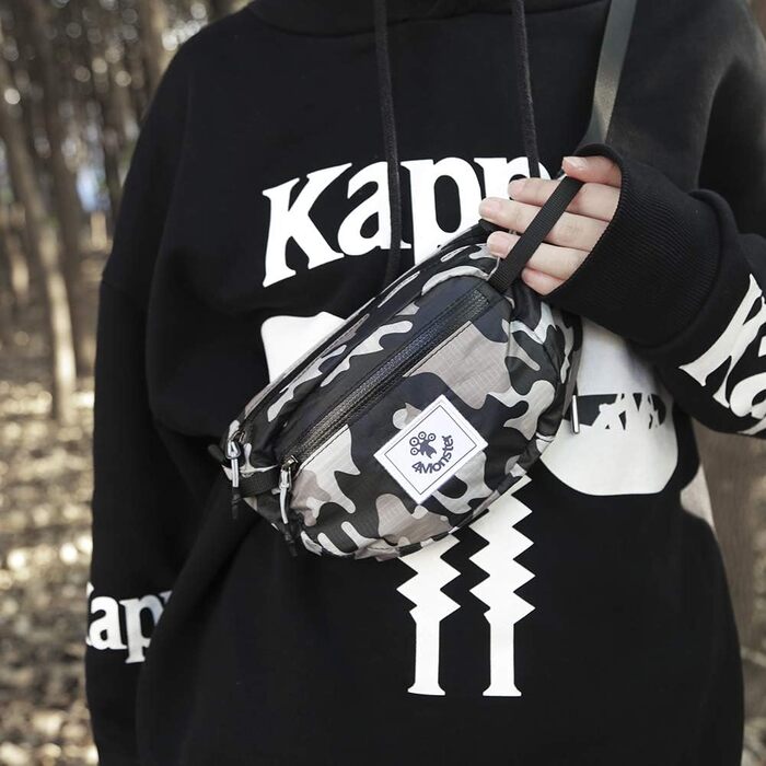 Чоловіча/Жіноча поясна сумка 2L 4Monster, водонепроникна, ультралегка, для туризму, подорожей, спорту, армійного стилю (Хакі)