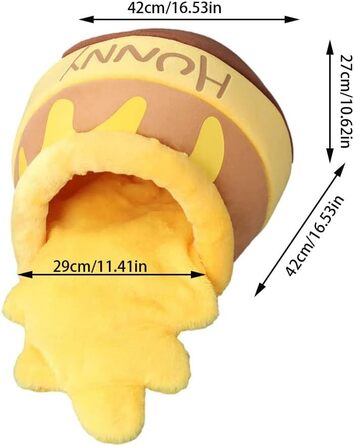 Cat bed, cat cave, cozy cat bed, cat nest honey pot, for small cats