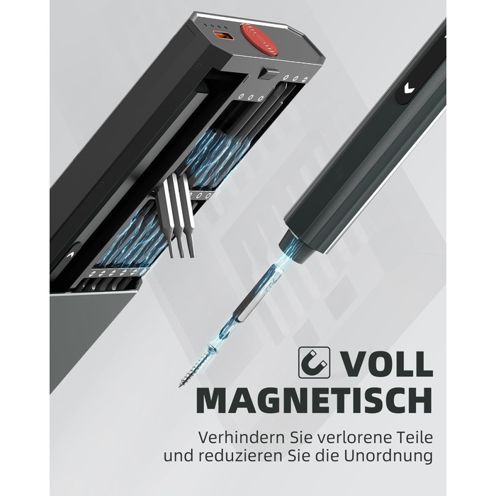 Мініатюрний електричний набір викруток DOINOW, прецизійний електричний викрутка з 48 бітами, LED-підсвічуванням, акумуляторний, для ремонту iPhone, ноутбуків, окулярів, годинників