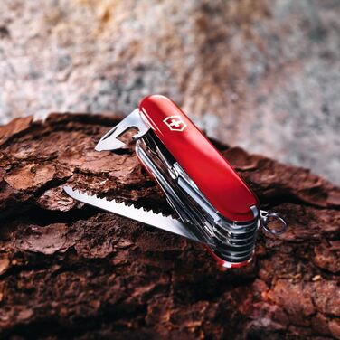 Швейцарський ніж Victorinox Rambler Klein, 10 функцій, червоний (з Phillips викруткою та ножицями)
