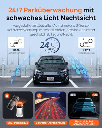 Відеореєстратор 70mai A410 Dual 2.5K + 1080P з GPS, Wi-Fi, HDR, нічним баченням та картою 64GB