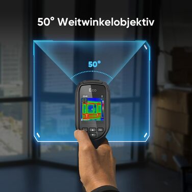 Тепловізор HIKMICRO SuperIR 240x240 з лазерним покажчиком, -20°C до 550°C, 25 Hz, компактний