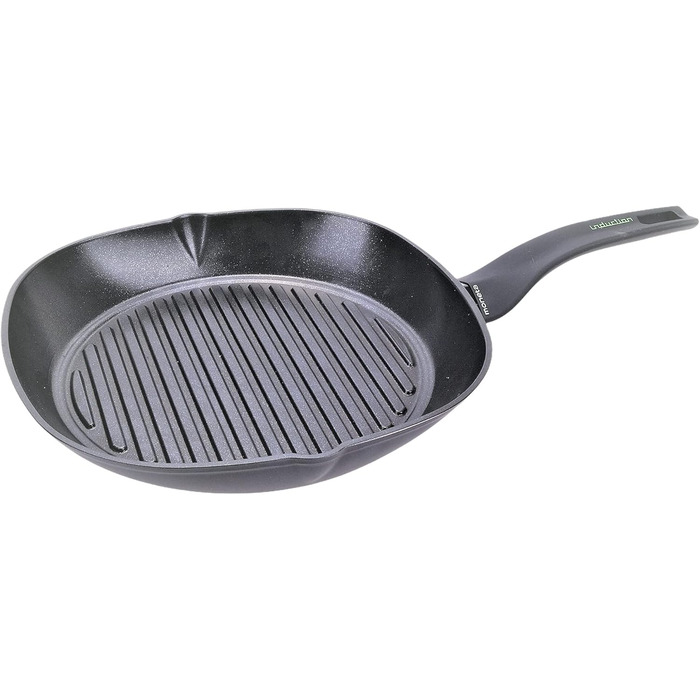 Moneta Nova Grill Pan 28 cm, Aluminum, Black
