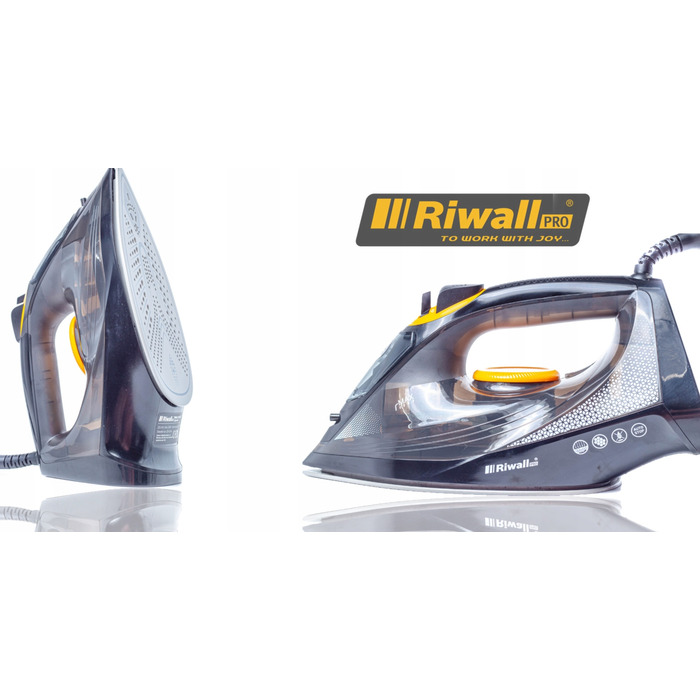 Праска RIWALL HOME PRO: вертикальна та горизонтальна праска, система Anti Calc Drip, 2200 Вт