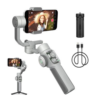 ZHIYUN CinePeer Smooth 5E: Стабілізатор для смартфона з підсвічуванням, штативом та жестами, до 300г